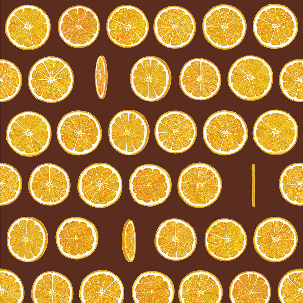 Peelable wallpaper, glue-free wallpaper, WALLTZ Yusuke Iwatani Orangette, Brown, NWZ-OJBR (49cm x 3m size)