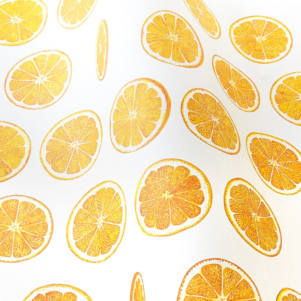 Peelable wallpaper, sticker type, WALLTZ Yusuke Iwatani Orangette, White, TWZ-OJWH (49cm x 3m size)