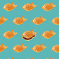 Peelable wallpaper, no-paste wallpaper WALLTZ Yusuke Iwatani Taiyaki NWZ-TIYK (49cm x 2.7m size)