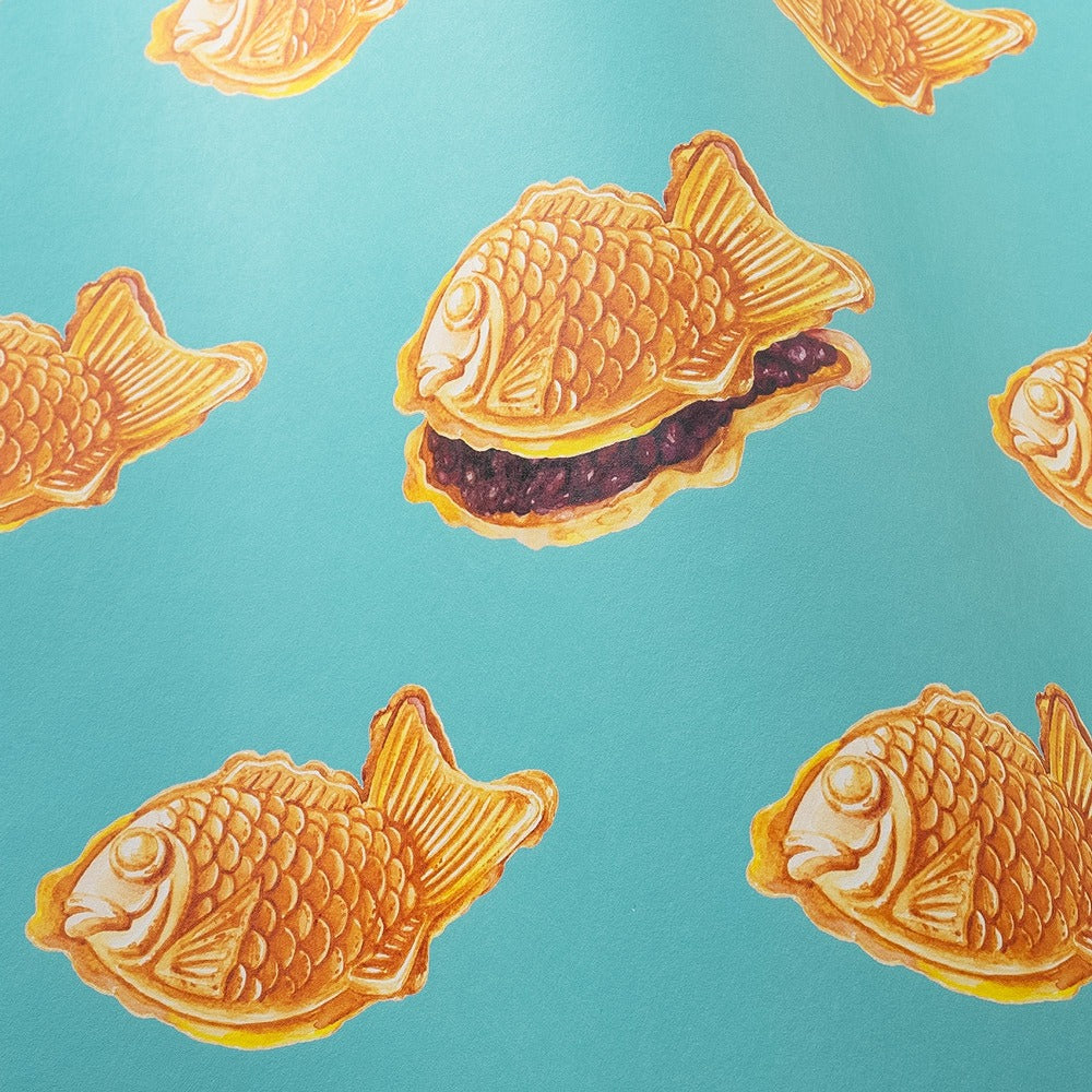 Peelable wallpaper, non-paste wallpaper WALLTZ Yusuke Iwatani Taiyaki NWZ-TIYK (49cm x 3.3m size)