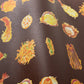 Peelable wallpaper, glue-free wallpaper, WALLTZ Yusuke Iwatani Tempura, brown, NWZ-TPBR (49cm x 2.5m size)