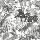 Removable Wallpaper Non-adhesive Type WALLTZ Murayama Tomoaki Japanese forest Black NWZ-JFBK (49cm×3m size)