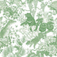 Removable Wallpaper Non-adhesive Type WALLTZ Murayama Tomoaki Japanese forest Green NWZ-JFGR (49cm×3.3m size)