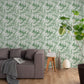 Peelable Wallpaper Non-adhesive Type WALLTZ Murayama Tomoaki Japanese forest Green NWZ-JFGR (49cm×3m size)