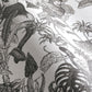 Peelable Wallpaper Non-adhesive Type WALLTZ Murayama Tomoaki Tropical Rainforest Black NWZ-TFBK (49cm×2.7m size)
