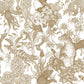Removable Wallpaper Sticker Type WALLTZ Murayama Tomoaki Tropical Rainforest Brown TWZ-TFBR (49cm×2.5m size)