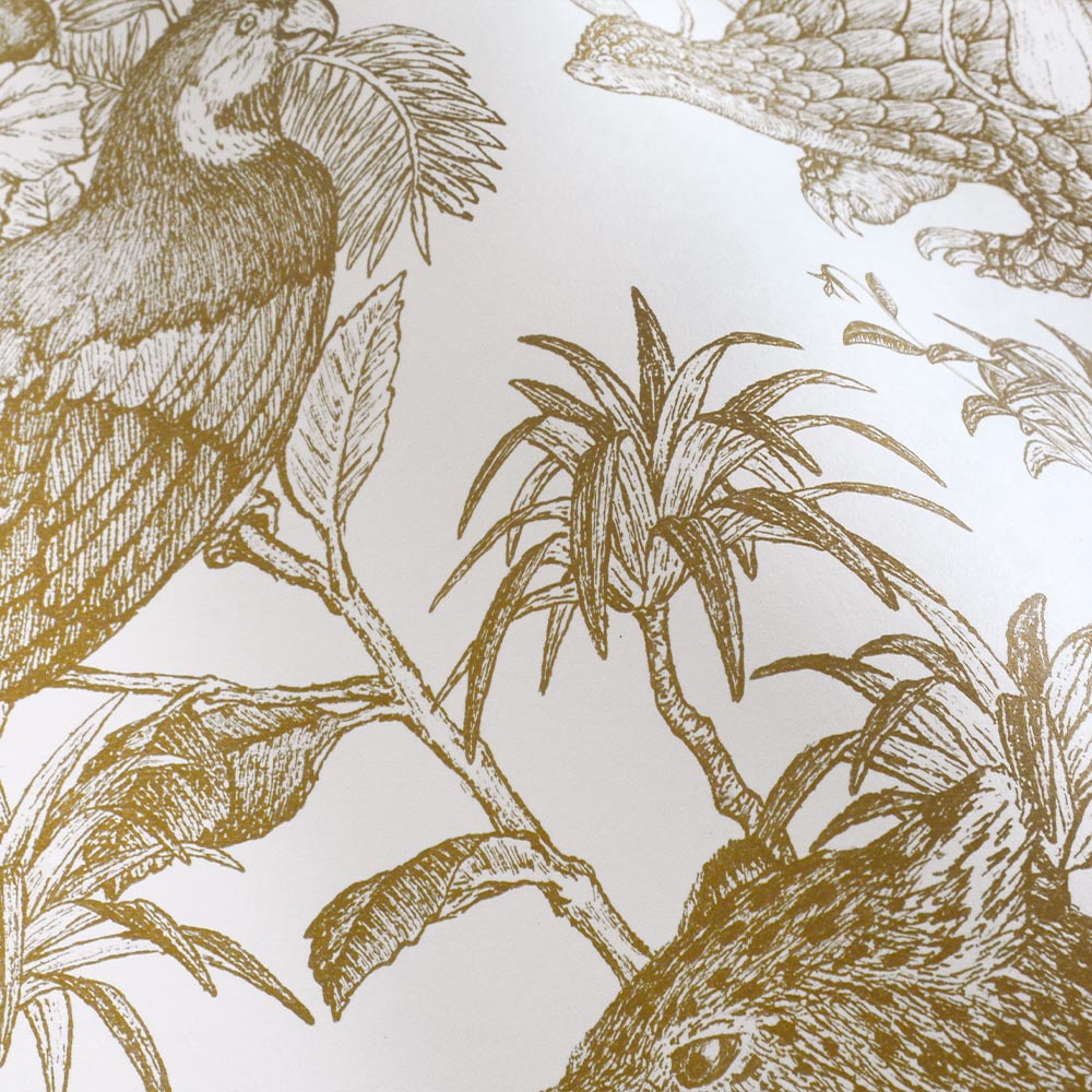 Removable Wallpaper Sticker Type WALLTZ Murayama Tomoaki Tropical Rainforest Double Brown TWZ-TFDBR (49cm×3m size)