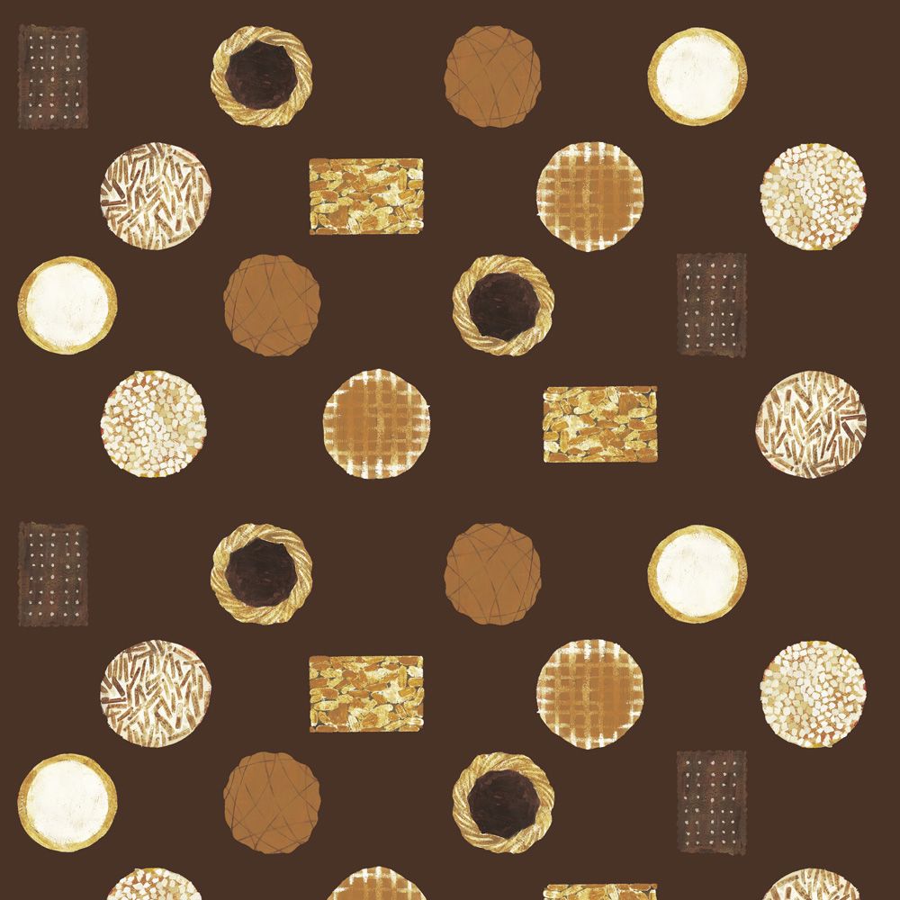 Peelable wallpaper, no-paste wallpaper, WALLTZ Yuki Sato Cookies and Biscuits NWZ-CKBK (49cm x 2.5m size)