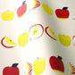 Peelable wallpaper, no-paste wallpaper, WALLTZ Yuki Sato Rolling Apple NWZ-KKRG (49cm x 2.5m size)
