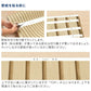 Peelable wallpaper, sticker type, SLOW TiME slat wall, nuance color (49cm x 2.5m size) TST-SNC02, cream beige