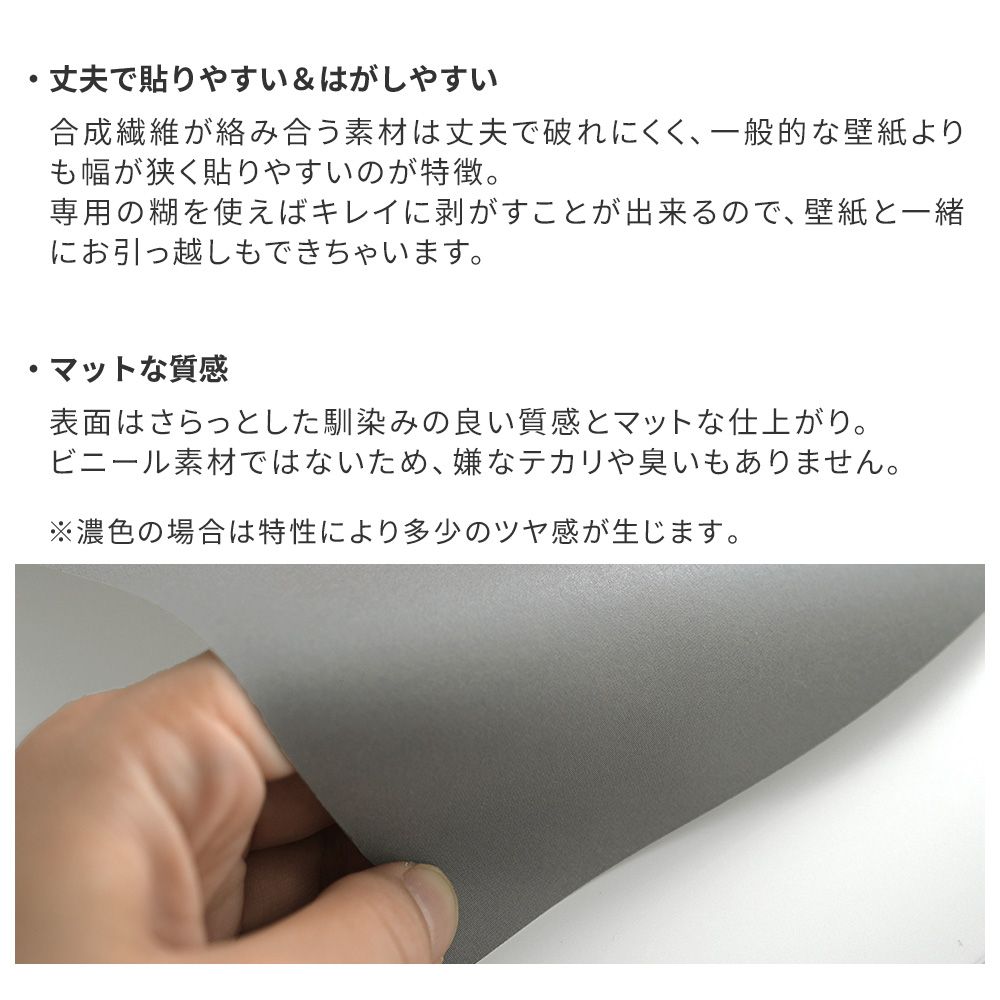 Peelable wallpaper, no adhesive type Room No.0 Slatwall Mono (49cm x 3m size) NRN-SWM01 Charcoal Gray